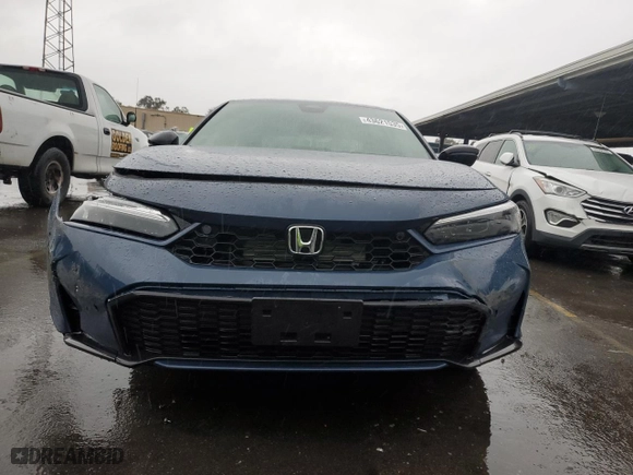 2025 Honda Civic Sedan Hybrid Sport with VIN 2HGFE4F81SH309685, listed as a Copart auction lot 43621535 with 0 mi miles and Salvage Title. Bid and sale history available at carsss.com. Image 5.