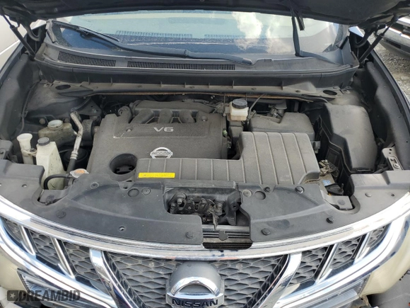 2012 Nissan Murano SL with VIN JN8AZ1MW8CW203111, listed as a Copart auction lot 49983495 with 0 mi miles and Salvage Title. Bid and sale history available at carsss.com. Image 12.