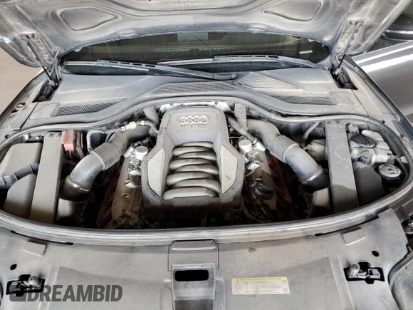 2011 Audi A8 with VIN WAURVAFD4BN004628, listed as a Copart auction lot 52244125 with 182,631 mi miles and Clean title. Bid and sale history available at DreamBid. Image 11.