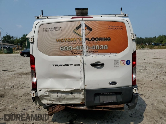 2015 Ford Transit Cargo with VIN 1FTNR1ZM2FKA76906, listed as a Copart auction lot 67441514 with 264,616 mi miles and Salvage Title. Bid and sale history available at DreamBid. Image 6.