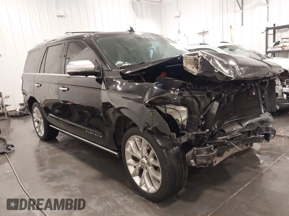 2018 Ford Expedition Platinum with VIN 1FMJU1MT8JEA09886, listed as a IAAI auction lot 42174142 with 150,141 mi miles and . Bid and sale history available at DreamBid. Image 1.