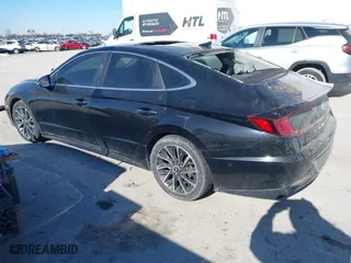 2022 Hyundai Sonata Limited with VIN KMHL34J26NA197412, listed as a IAAI auction lot 41371825 with 65,226 mi miles. Bid and sale history available at carsss.com. Image 3.
