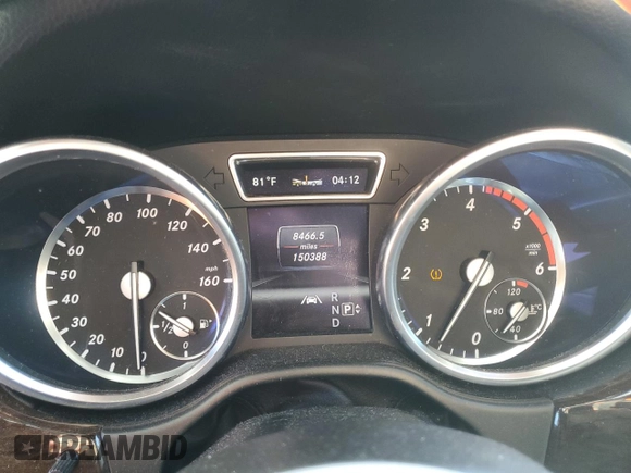 2013 Mercedes-Benz M 350 with VIN 4JGDA2EB9DA159826, listed as a Copart auction lot 47543015 with 150,388 mi miles and Salvage Title. Bid and sale history available at carsss.com. Image 9.