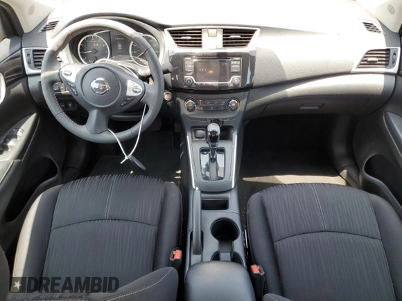 2017 Nissan Sentra SV with VIN 3N1AB7AP0HY363325, listed as a Copart auction lot 58713625 with 56,101 mi miles and Salvage title. Bid and sale history available at DreamBid. Image 8.