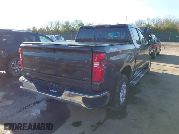 2021 Chevrolet Silverado 1500 LT with VIN 1GCPYDEK8MZ148133, listed as a IAAI auction lot 41843453 with 95,903 mi miles. Bid and sale history available at carsss.com. Image 4.