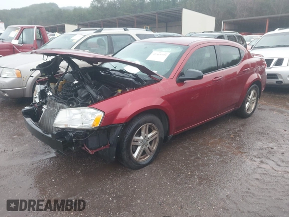2014 Dodge Avenger SE with VIN 1C3CDZAG3EN218899, listed as a IAAI auction lot 41569599 with 158,474 mi miles. Bid and sale history available at carsss.com. Image 2.