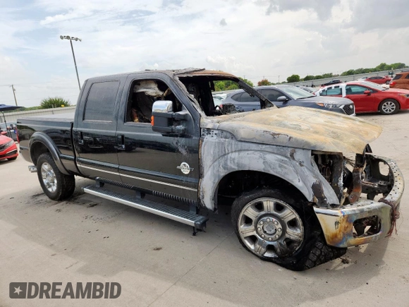 2016 Ford F-250 Lariat with VIN 1FT7W2BT1GEA21114, listed as a Copart auction lot 63517785 with Not provided miles and Non repairable. Bid and sale history available at DreamBid. Image 4.