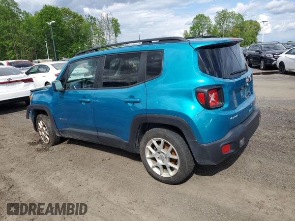 2021 Jeep Renegade Latitude with VIN ZACNJDBB7MPM43901, listed as a Copart auction lot 56366625 with 81,171 mi miles and Clean Title. Bid and sale history available at DreamBid. Image 2.