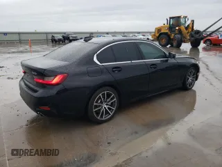 2020 BMW 3 Series 330i with VIN 3MW5R1J08L8B05599, listed as a Copart auction lot 50084805 with 92,028 mi miles and Salvage Title. Bid and sale history available at DreamBid. Image 3.