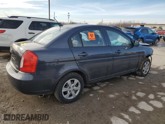 2010 Hyundai Accent GLS with VIN KMHCN4AC5AU469945, listed as a Copart auction lot 46532395 with 140,694 mi miles and Salvage Title. Bid and sale history available at carsss.com. Image 3.