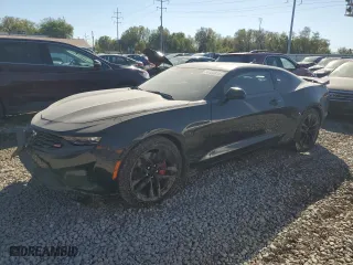 2024 Chevrolet Camaro 2LT with VIN 1G1FD1RS5R0117765, listed as a Copart auction lot 74450814 with 12,386 mi miles and Salvage Title. Bid and sale history available at carsss.com. Image 1.