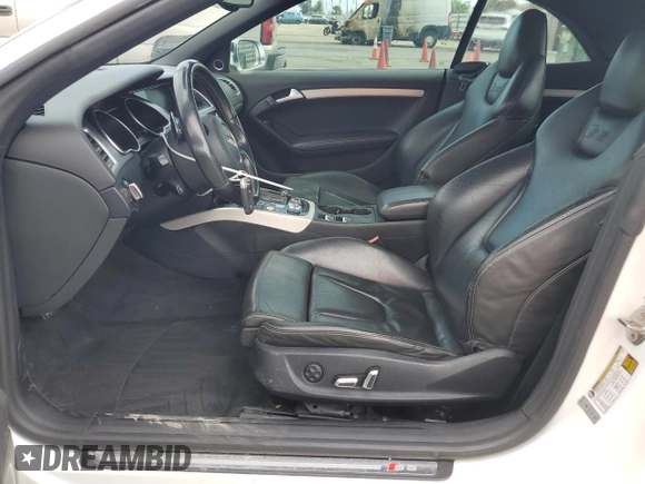 2014 Audi S5 Prestige with VIN WAUVGAFH7EN005272, listed as a Copart auction lot 51123045 with 113,937 mi miles and Salvage Title. Bid and sale history available at carsss.com. Image 7.