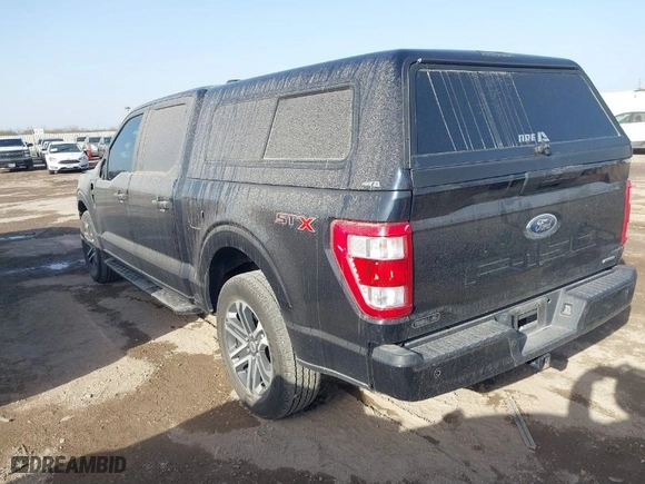 2023 Ford F-150 XL with VIN 1FTEW1CP2PKD67533, listed as a IAAI auction lot 41663214 with 61,296 mi miles. Bid and sale history available at carsss.com. Image 3.