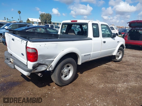 2001 Ford Ranger XLT Appearance with VIN 1FTYR14EX1PB68855, listed as a IAAI auction lot 41749353 with 277,238 mi miles. Bid and sale history available at carsss.com. Image 4.