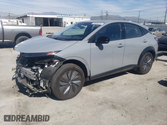 2023 Nissan ARIYA Evolve+ z VIN JN1DF0BB8PM711210, wystawiony jako Copart lot #50689225 z przebiegiem 37 559 mil mil oraz Szkoda całkowita • Salvage title. Historia ofert i sprzedaży dostępna na DreamBid. Obrazek 1.