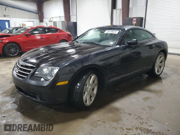 2005 Chrysler Crossfire z VIN 1C3AN59L15X032829, wystawiony jako Copart lot #78370624 z przebiegiem 127 361 mil mil oraz Szkody całkowita. Historia ofert i sprzedaży dostępna na DreamBid. Obrazek 1.