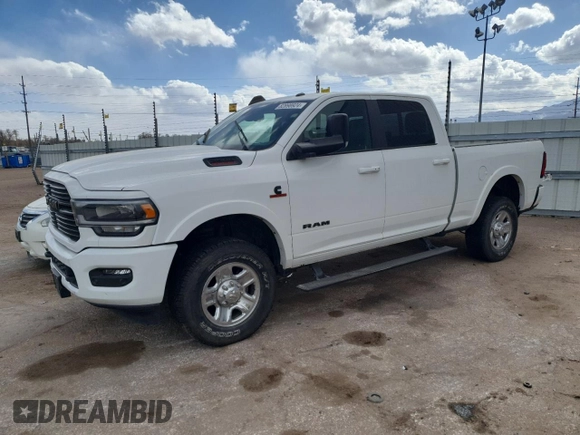 2021 Ram 2500 Laramie with VIN 3C6UR5FL4MG612250, listed as a Copart auction lot 82898924 with 52,008 mi miles and Clean Title. Bid and sale history available at carsss.com. Image 1.