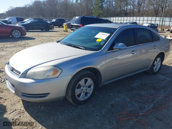 2007 Chevrolet Impala 3.5L LT with VIN 2G1WT58K079338169, listed as a IAAI auction lot 41784930 with 220,289 mi miles. Bid and sale history available at carsss.com. Image 17.
