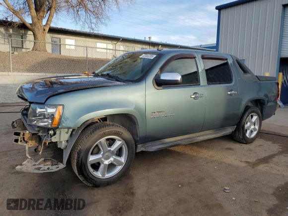2010 Chevrolet Avalanche LT with VIN 3GNNCFE0XAG224812, listed as a Copart auction lot 47955285 with 163,402 mi miles and Salvage Title. Bid and sale history available at carsss.com. Image 1.