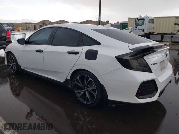 2017 Honda Civic Sedan Si with VIN 2HGFC1E53HH707694, listed as a IAAI auction lot 38919183 with 139,701 mi miles. Bid and sale history available at carsss.com. Image 3.