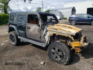2018 Jeep Wrangler Unlimited Sport с VIN 1C4HJXDG8JW103066, выставлен на аукционе Copart как лот 63388393 с пробегом Не указан миль и На запчасти • Non repairable. История ставок и продаж доступна на DreamBid. Изображение 4.