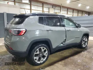 2021 Jeep Compass Limited with VIN 3C4NJDCBXMT596069, listed as a Copart auction lot 42027855 with 119,236 mi miles and Clean title. Bid and sale history available at DreamBid. Image 3.