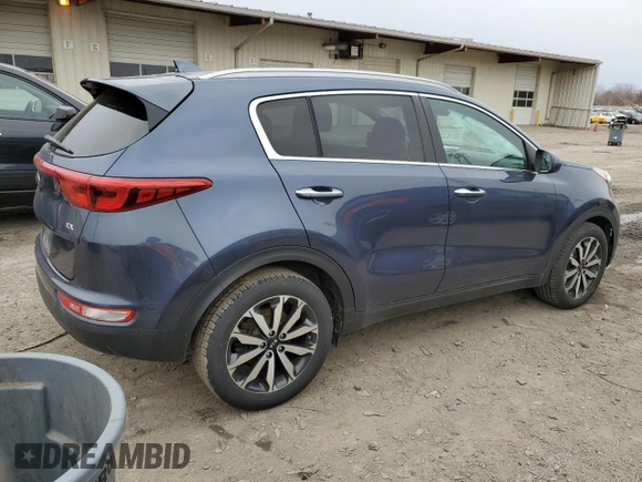 2017 Kia Sportage EX with VIN KNDPN3AC0H7221529, listed as a Copart auction lot 50746895 with 70,557 mi miles and Salvage Title. Bid and sale history available at carsss.com. Image 3.