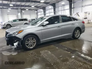 2015 Hyundai Sonata Eco z VIN 5NPE24AA9FH143331, wystawiony jako Copart lot #53910865 z przebiegiem 162 977 mil mil oraz Szkoda całkowita • Salvage title. Historia ofert i sprzedaży dostępna na DreamBid. Obrazek 1.