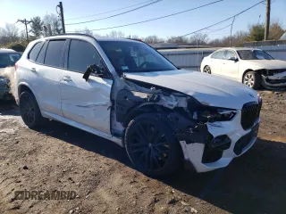 2021 BMW X5 M50i with VIN 5UXJU4C08M9E19423, listed as a Copart auction lot 71487632 with 22,466 mi miles. Bid and sale history available at carsss.com. Image 4.