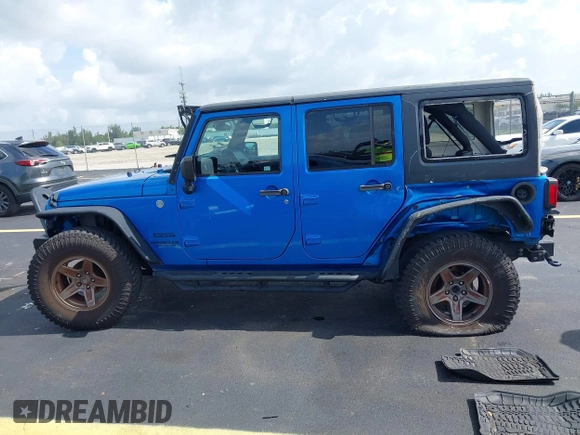 2015 Jeep Wrangler Unlimited Sport with VIN 1C4BJWDG1FL716400, listed as a IAAI auction lot 42645745 with 83,199 mi miles and . Bid and sale history available at DreamBid. Image 15.