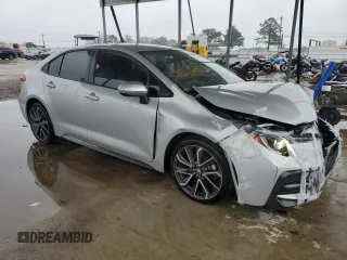 2020 Toyota Corolla SE with VIN 5YFS4RCE0LP024219, listed as a Copart auction lot 45129525 with 56,155 mi miles and Clean Title. Bid and sale history available at carsss.com. Image 4.