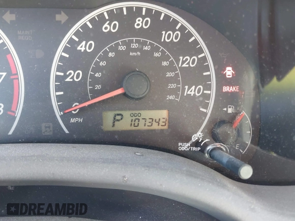 2010 Toyota Corolla with VIN JTDBU4EE4AJ072758, listed as a IAAI auction lot 42202758 with 107,343 mi miles and . Bid and sale history available at DreamBid. Image 7.