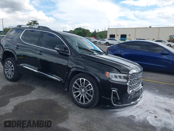 2022 GMC Acadia Denali with VIN 1GKKNPLS2NZ145029, listed as a IAAI auction lot 41689533 with 20,097 mi miles. Bid and sale history available at carsss.com. Image 1.