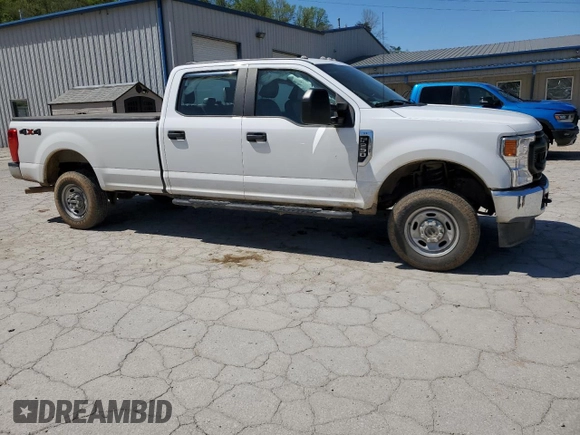 2021 Ford F-250 XL with VIN 1FT7W2B60MEC25893, listed as a Copart auction lot 53987315 with 55,235 mi miles and Salvage title. Bid and sale history available at DreamBid. Image 4.