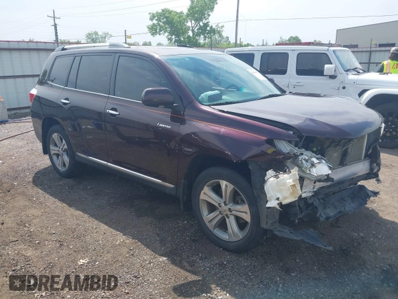 2012 Toyota Highlander Limited с VIN 5TDYK3EH5CS072729, выставлен на аукционе IAAI как лот 42098412 с пробегом 168 117 миль миль и . История ставок и продаж доступна на DreamBid. Изображение 1.