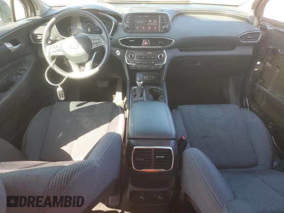 2020 Hyundai Santa Fe SEL with VIN 5NMS3CAD2LH148108, listed as a Copart auction lot 51087885 with 54,522 mi miles and Salvage Title. Bid and sale history available at carsss.com. Image 8.