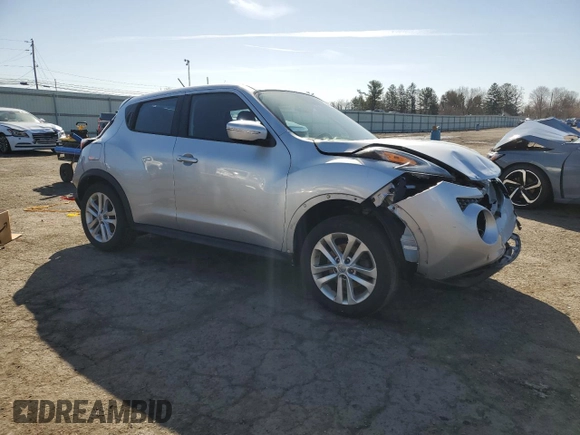 2017 Nissan Juke SL with VIN JN8AF5MR1HT706076, listed as a Copart auction lot 49878825 with 97,575 mi miles and Salvage Title. Bid and sale history available at carsss.com. Image 4.