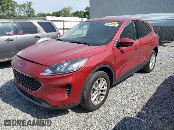 2020 Ford Escape SE with VIN 1FMCU9G61LUC70671, listed as a Copart auction lot 55309615 with 140,692 mi miles and Salvage Title. Bid and sale history available at carsss.com. Image 1.