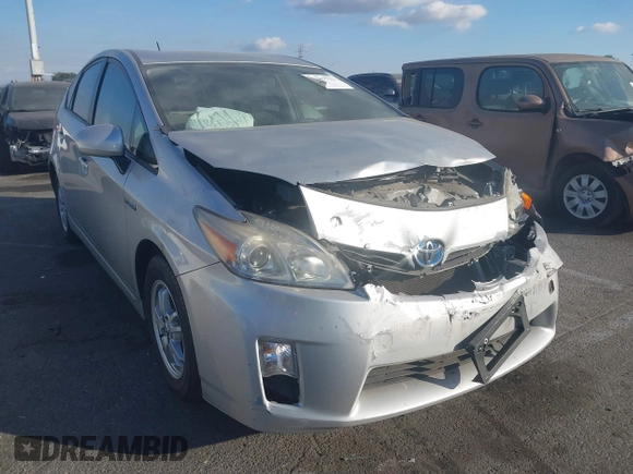 2010 Toyota Prius II with VIN JTDKN3DU2A0067810, listed as a IAAI auction lot 41367713 with 187,001 mi miles. Bid and sale history available at carsss.com. Image 1.