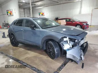 2024 Mazda CX-30 2.5 S Preferred Package with VIN 3MVDMBCM0RM600185, listed as a Copart auction lot 50213865 with 17,563 mi miles and Salvage Title. Bid and sale history available at carsss.com. Image 4.