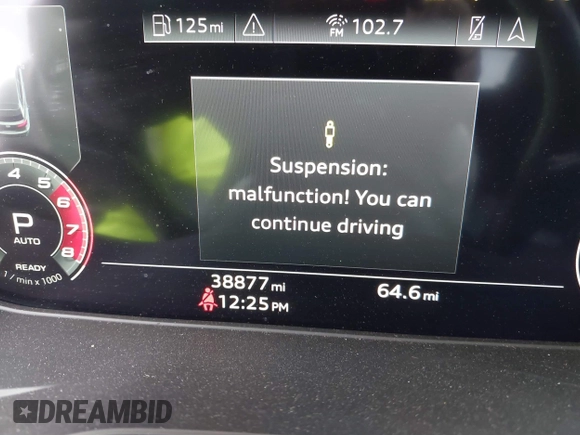 2021 Audi SQ5 Premium Plus with VIN WA1B4AFY4M2044751, listed as a IAAI auction lot 41591199 with 38,877 mi miles. Bid and sale history available at carsss.com. Image 7.