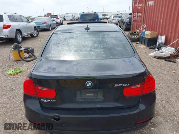 2015 BMW 3 Series 328i with VIN WBA3C1C5XFP852807, listed as a IAAI auction lot 42043565 with 120,048 mi miles and . Bid and sale history available at carsss.com. Image 16.