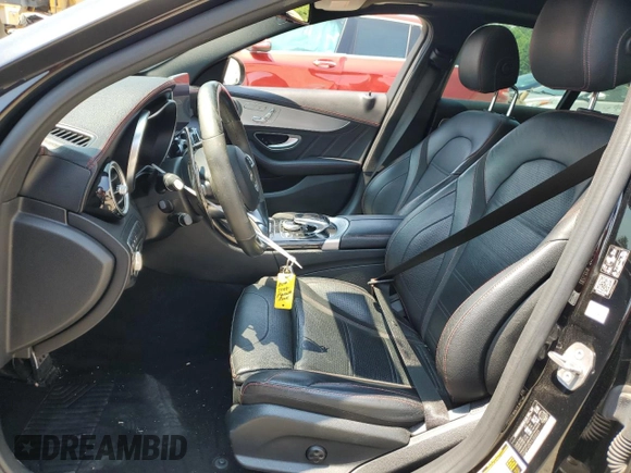 2017 Mercedes-Benz C 43 AMG with VIN 55SWF6EB7HU232029, listed as a Copart auction lot 59319684 with 86,479 mi miles and Salvage Title. Bid and sale history available at DreamBid. Image 7.