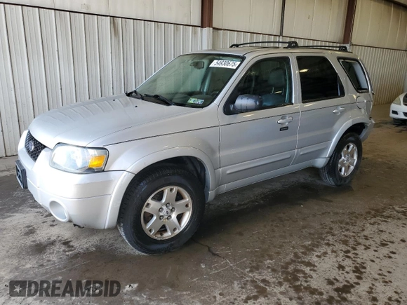 2007 Ford Escape Limited with VIN 1FMCU94187KA31709, listed as a Copart auction lot 54930675 with 127,142 mi miles and Salvage Title. Bid and sale history available at carsss.com. Image 1.