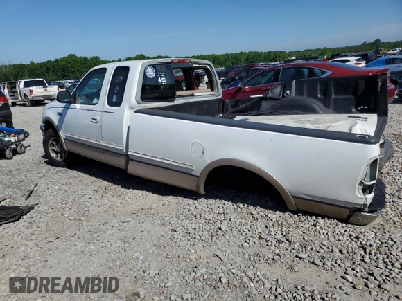 1997 Ford F-150 XL z VIN 1FTEX17L4VNC57714, wystawiony jako Copart lot #57499975 z przebiegiem 84 726 mil mil oraz Szkoda całkowita • Salvage title. Historia ofert i sprzedaży dostępna na DreamBid. Obrazek 2.