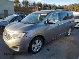 2011 Nissan Quest S with VIN JN8AE2KP8B9004358, listed as a Copart auction lot 87820685 with 152,276 mi miles and Salvage Title. Bid and sale history available at carsss.com. Image 1.