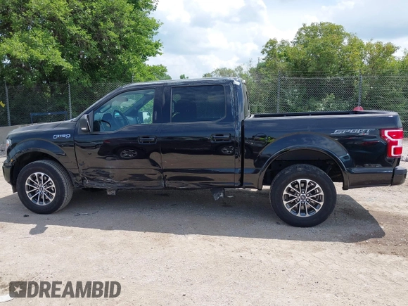 2019 Ford F-150 XL with VIN 1FTEW1EP4KFA39867, listed as a IAAI auction lot 42742229 with 75,663 mi miles and . Bid and sale history available at DreamBid. Image 14.