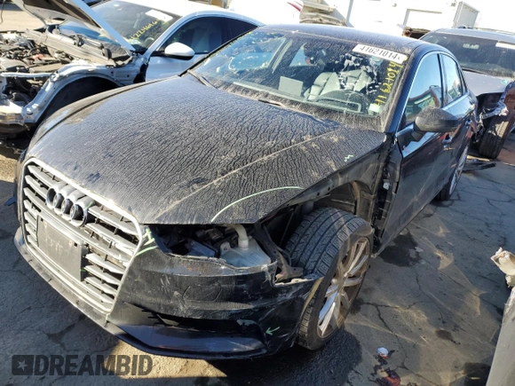 2015 Audi A3 2.0T Premium Plus with VIN WAUEFGFF9F1010227, listed as a Copart auction lot 41621014 with 99,378 mi miles. Bid and sale history available at carsss.com. Image 1.