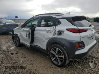 2019 Hyundai Kona Ultimate with VIN KM8K5CA51KU221572, listed as a Copart auction lot 85927904 with 0 mi miles and Salvage Title. Bid and sale history available at carsss.com. Image 2.