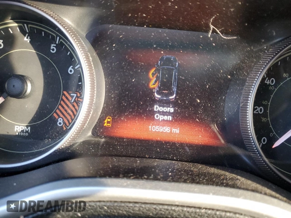 2014 Jeep Cherokee Trailhawk with VIN 1C4PJMBS3EW237636, listed as a Copart auction lot 44517845 with 105,956 mi miles and Salvage Title. Bid and sale history available at carsss.com. Image 9.